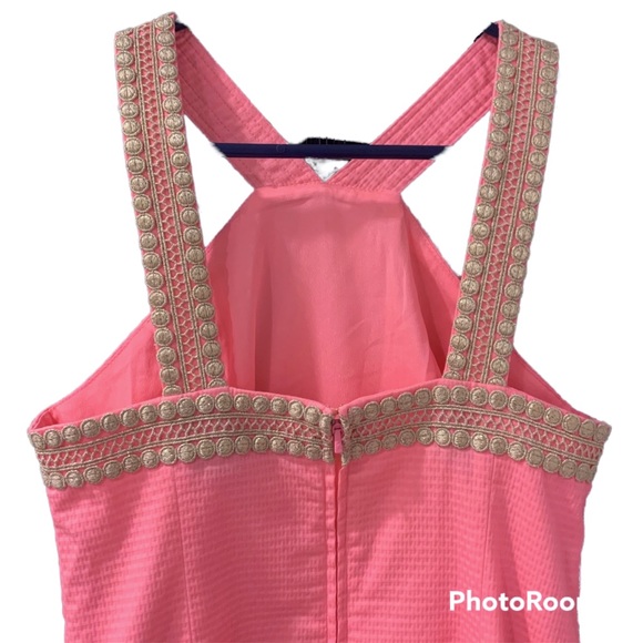NWT Lilly Pulitzer Ena Stretch Shift Capri Coral - Size 00 - Picture 6 of 10